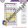 Стеллаж MS Hard 250/100x50/5 полок