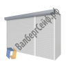 Роллетный шкаф для паркинга 2300х2500х600